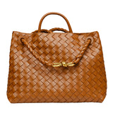 Nappa Intrecciato Medium Andiamo Shoulder Bag