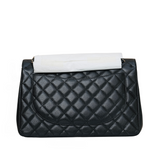Caviar Quilted Maxi Double Flap