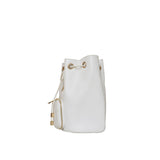 Business Affinity Bucket Bag White Caviar