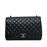 Caviar Quilted Maxi Double Flap