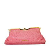 Ostrich Clutch Bag GHW