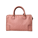 Pink Amazona Ostrich Handbag