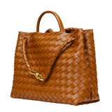 Nappa Intrecciato Medium Andiamo Shoulder Bag