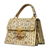 Limited Edition Python Queen Margaret Love Top Handle Bag