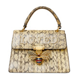 Limited Edition Python Queen Margaret Love Top Handle Bag