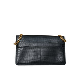 West Hollywood Croc-Embossed Crossbody Bag