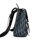 Oblique Jacquard Saddle Backpack
