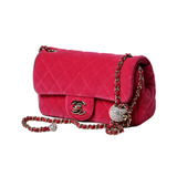 Mini Rec Velvet Flap Bag