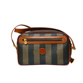 Vintage Pequin Stripe Crossbody Camera Bag