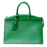 Riviera Green Epi Leather Handbag