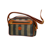 Vintage Pequin Stripe Crossbody Camera Bag