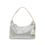 Satin Crystal Mini Re-Edition 2000 Bag