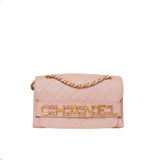 Medium Calfskin Quilted Enchained Flap Bag