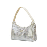 Satin Crystal Mini Re-Edition 2000 Bag
