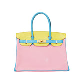 Birkin 30 Tri-Color MGHW Horseshoe Stamp