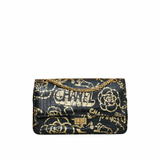 Calfskin Crocodile-Embossed Graffiti 2.55 Reissue Flap Bag