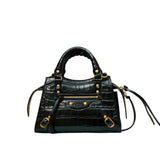 Neo Classic City Satchel Mini Croc-Embossed