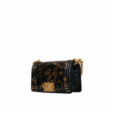 Small Croc-Embossed Graffiti Le Boy