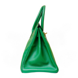 Birkin 35 Emerald Green Epsom GHW