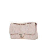 Pink Multi-Tweed Vintage Double Flap Bag