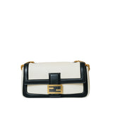 Nappa Bicolor Baguette Chain Bag