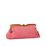 Ostrich Clutch Bag GHW