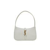 Mini Le 5 A 7 Leather Crema Soft Hobo Bag