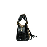Neo Classic City Satchel Mini Croc-Embossed