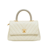 Small Coco Handle Chevron Lizard Touch