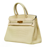 Birkin 30 Trench Matte Alligator GHW