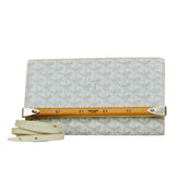 White Goyardine Monte Carlo Clutch