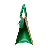 Riviera Green Epi Leather Handbag