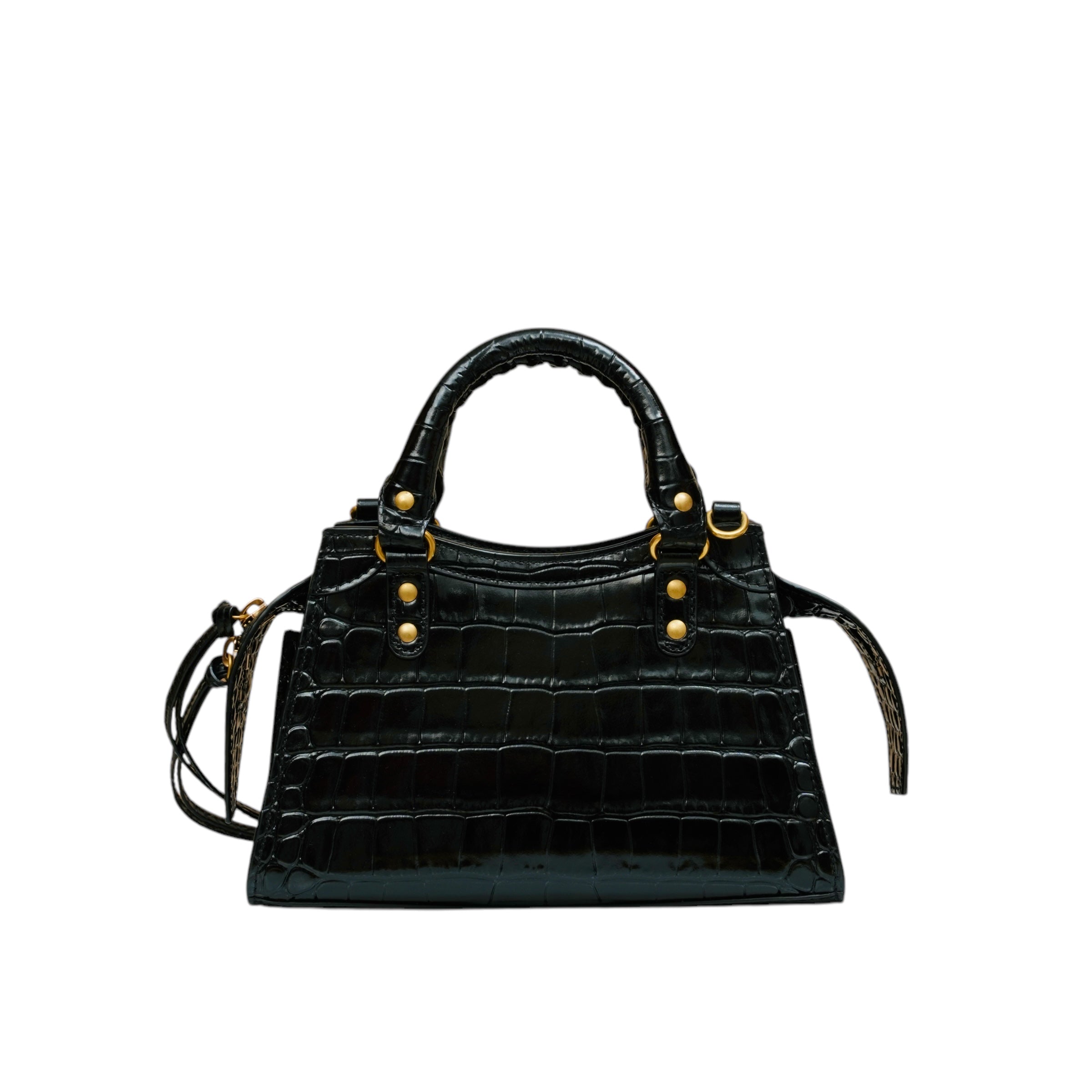Neo Classic City Satchel Mini Croc-Embossed