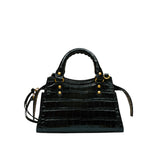 Neo Classic City Satchel Mini Croc-Embossed