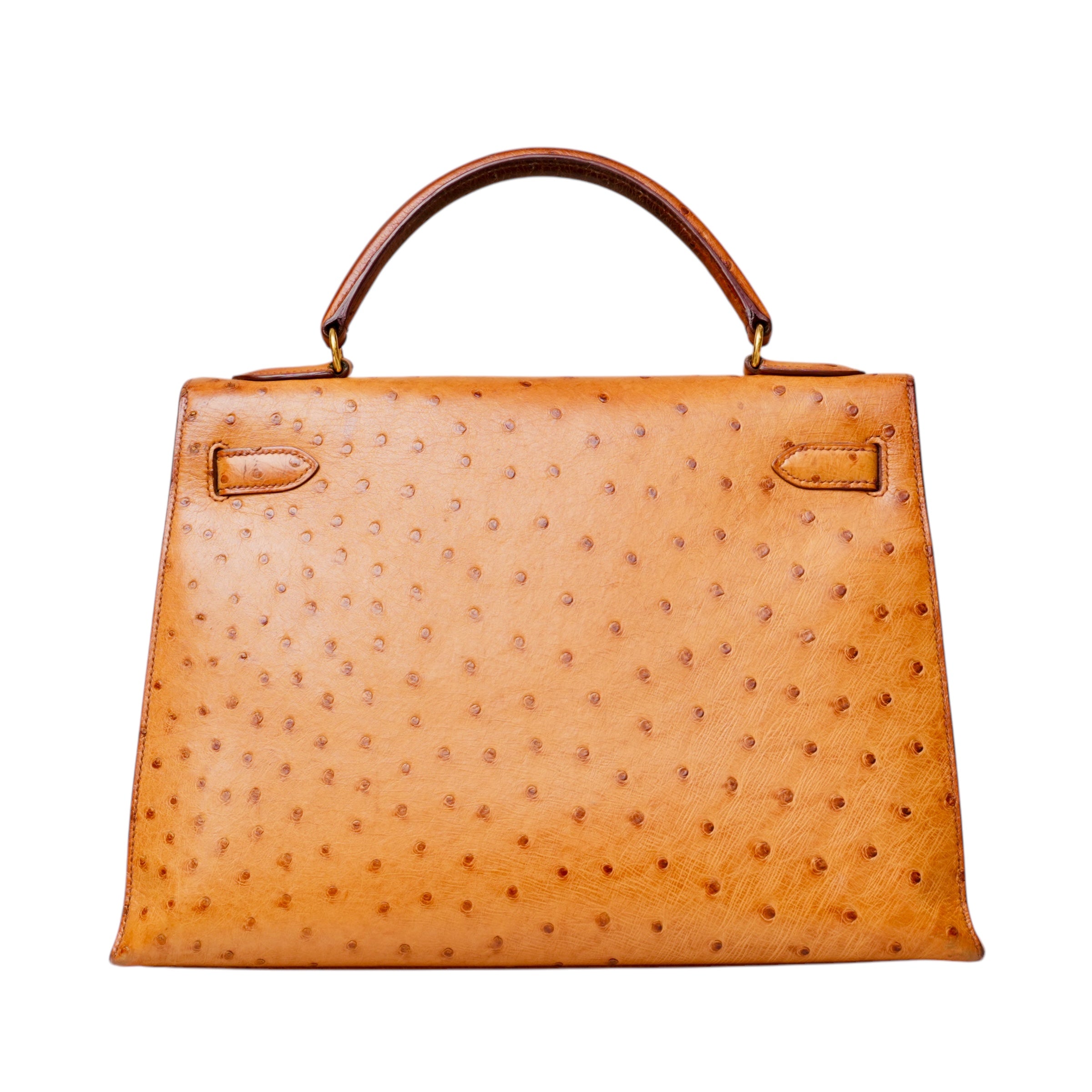 Kelly 32 Sellier Ostrich GHW