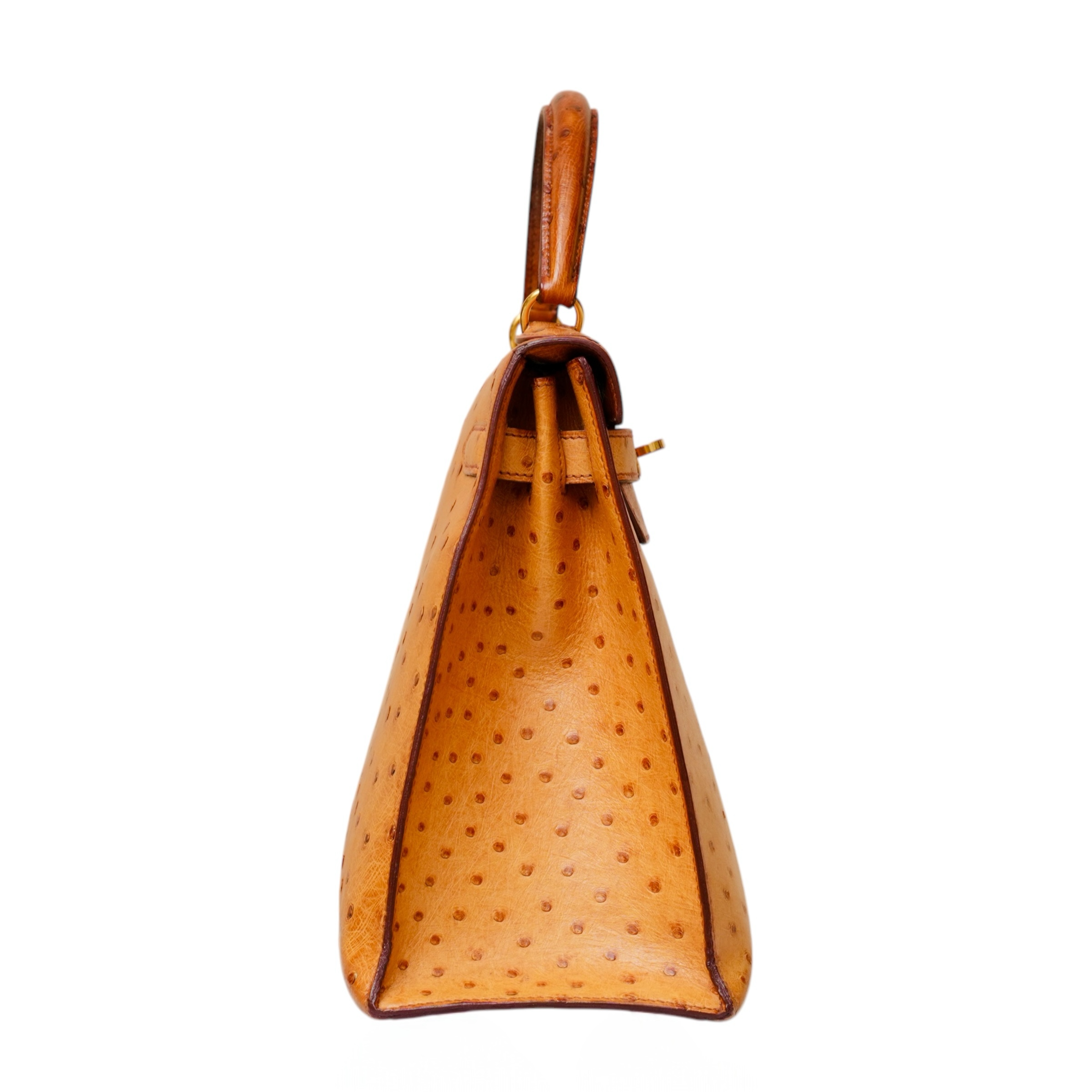 Kelly 32 Sellier Ostrich GHW