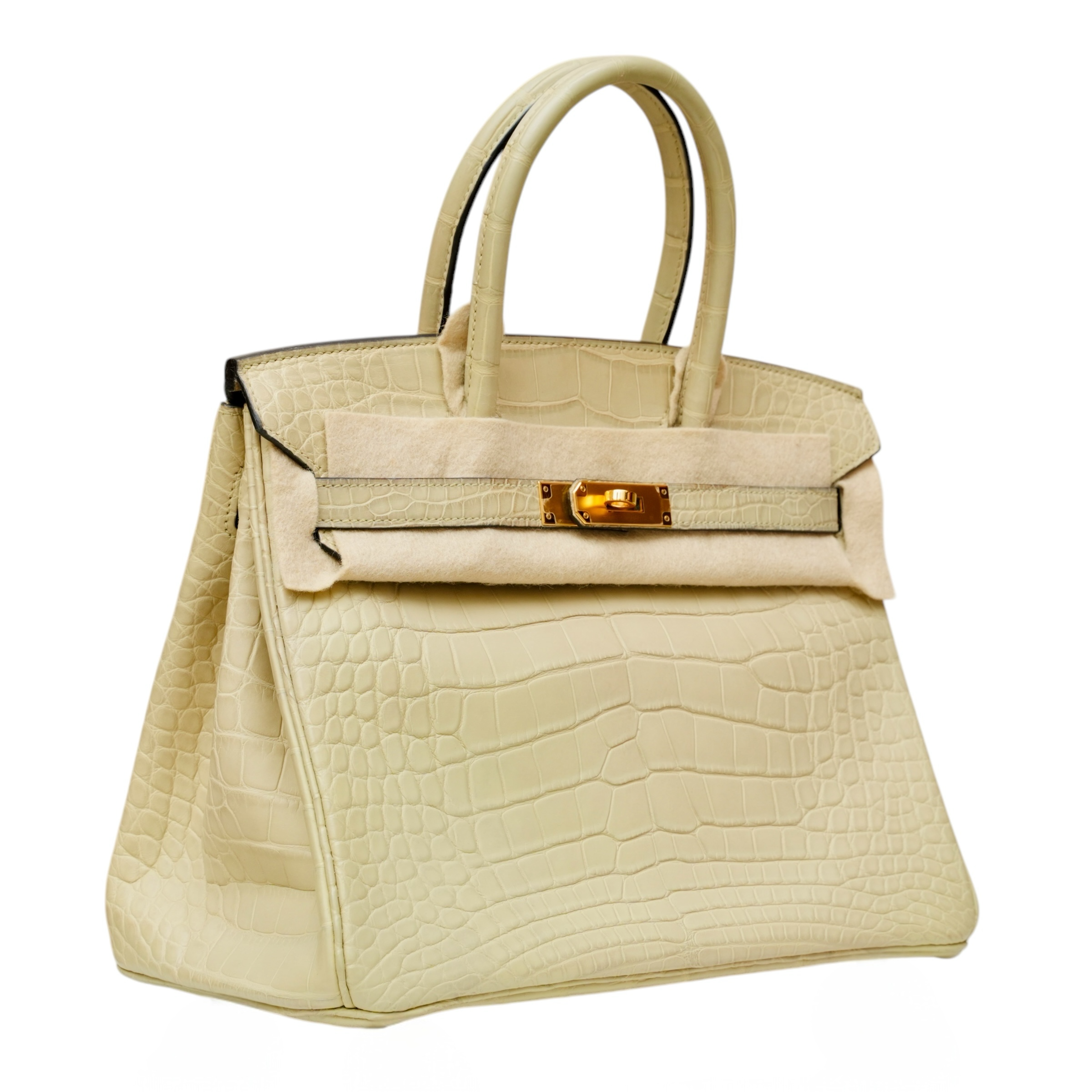 Birkin 30 Trench Matte Alligator GHW