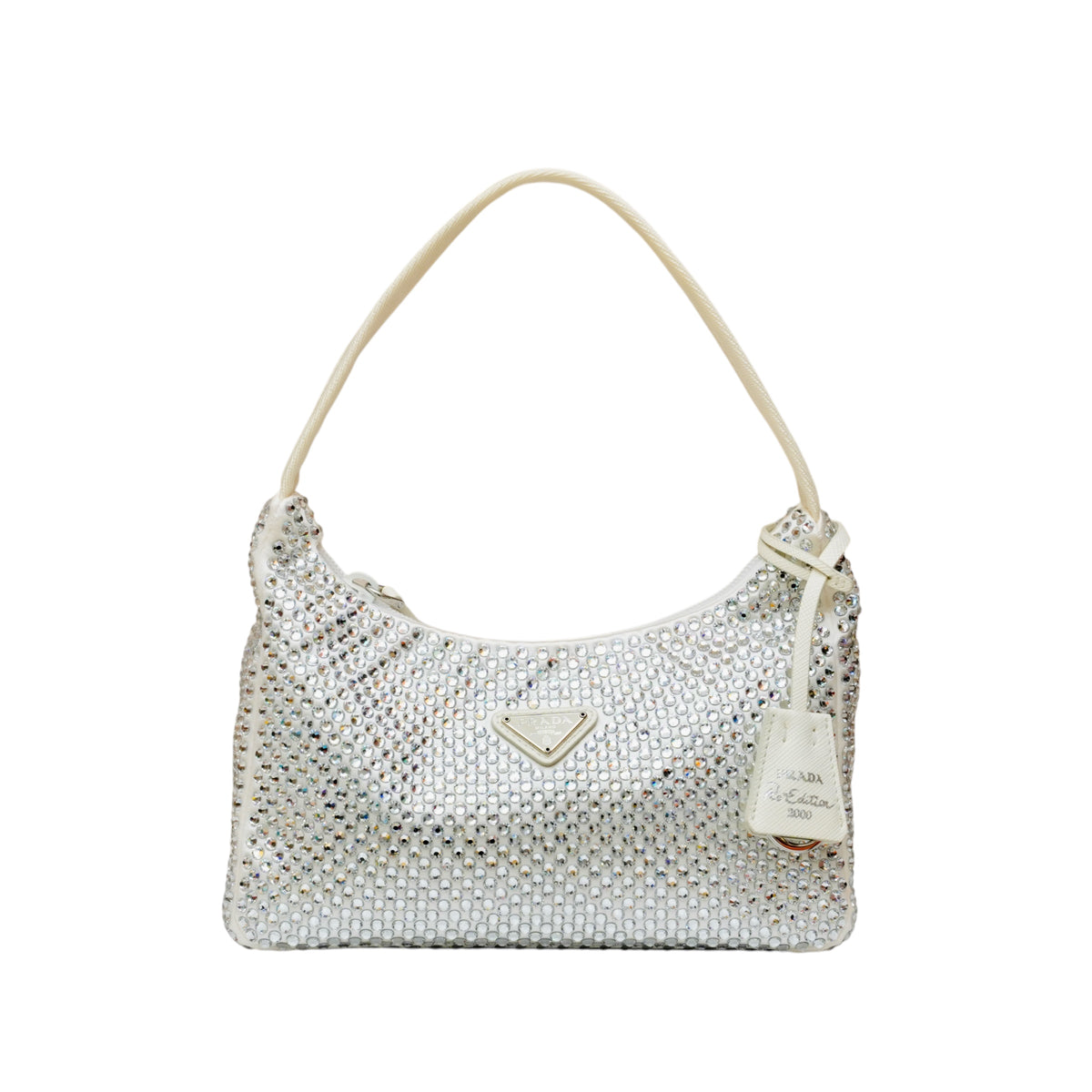 Satin Crystal Mini Re-Edition 2000 Bag