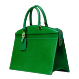 Riviera Green Epi Leather Handbag