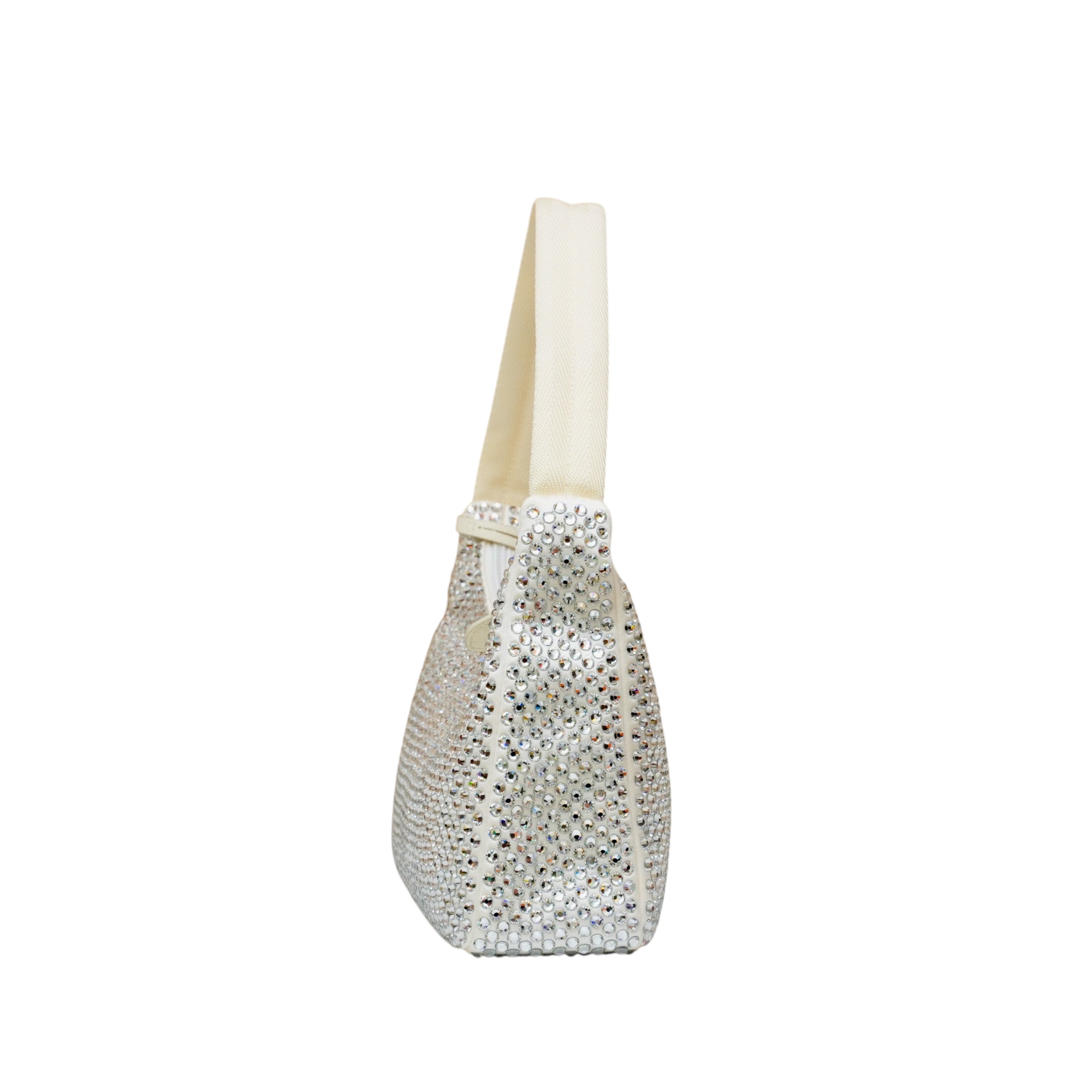 Satin Crystal Mini Re-Edition 2000 Bag