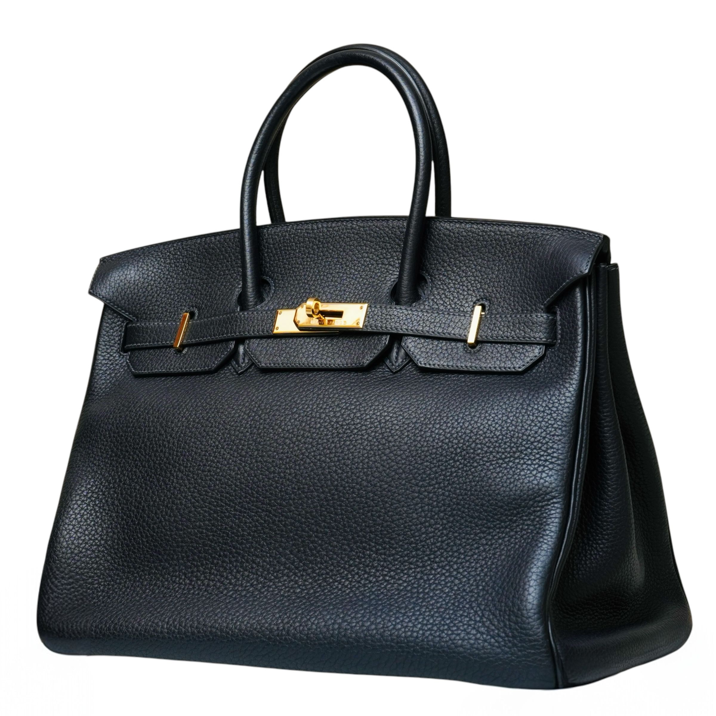 BIRKIN 35 NOIR CLEMENCE GHW